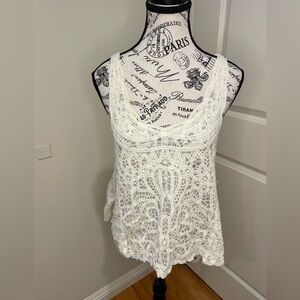 Mystree One Size Lace Top Cream
